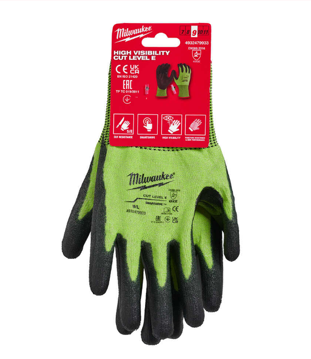 Milwaukee 5.Derece Kesik Korumalı Eldiven 9/L 4932479933Eldivenler