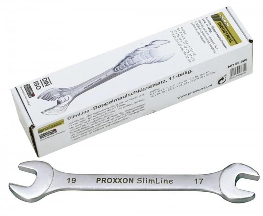 Proxxon 23802 Açık Ağız Anahtar Takımı 11 ParçaKombine Anahtarlar