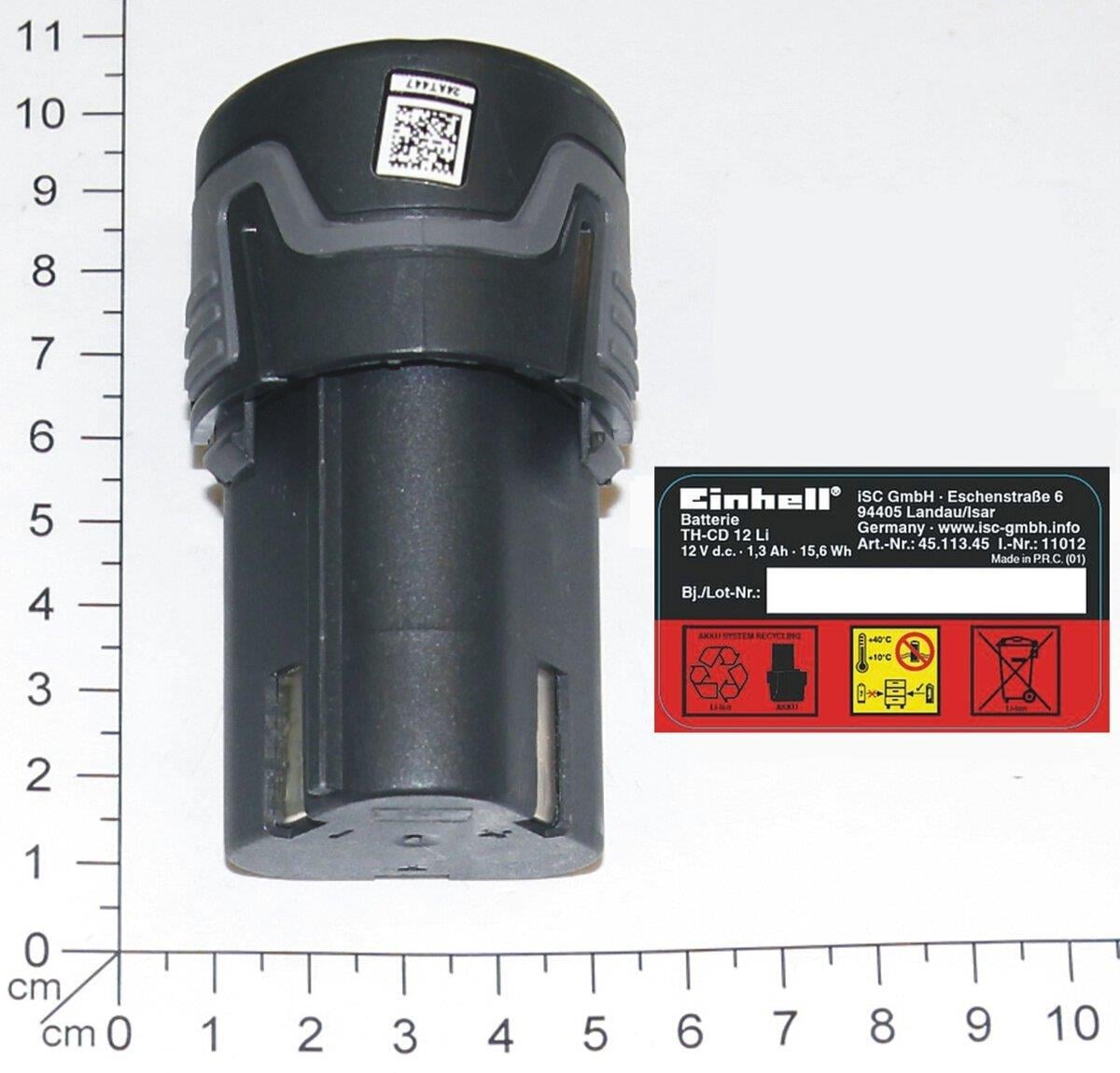 Einhell Akü 12V 1.3 AH 4511345Yedek Akü & Şarj Cihazları