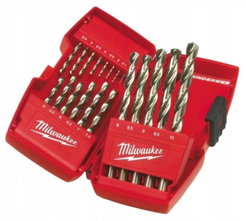 Milwaukee Metal Matkap Ucu Set 19 Parça (1-10) Thunderweb Seri 4932493869Matkap Uçları