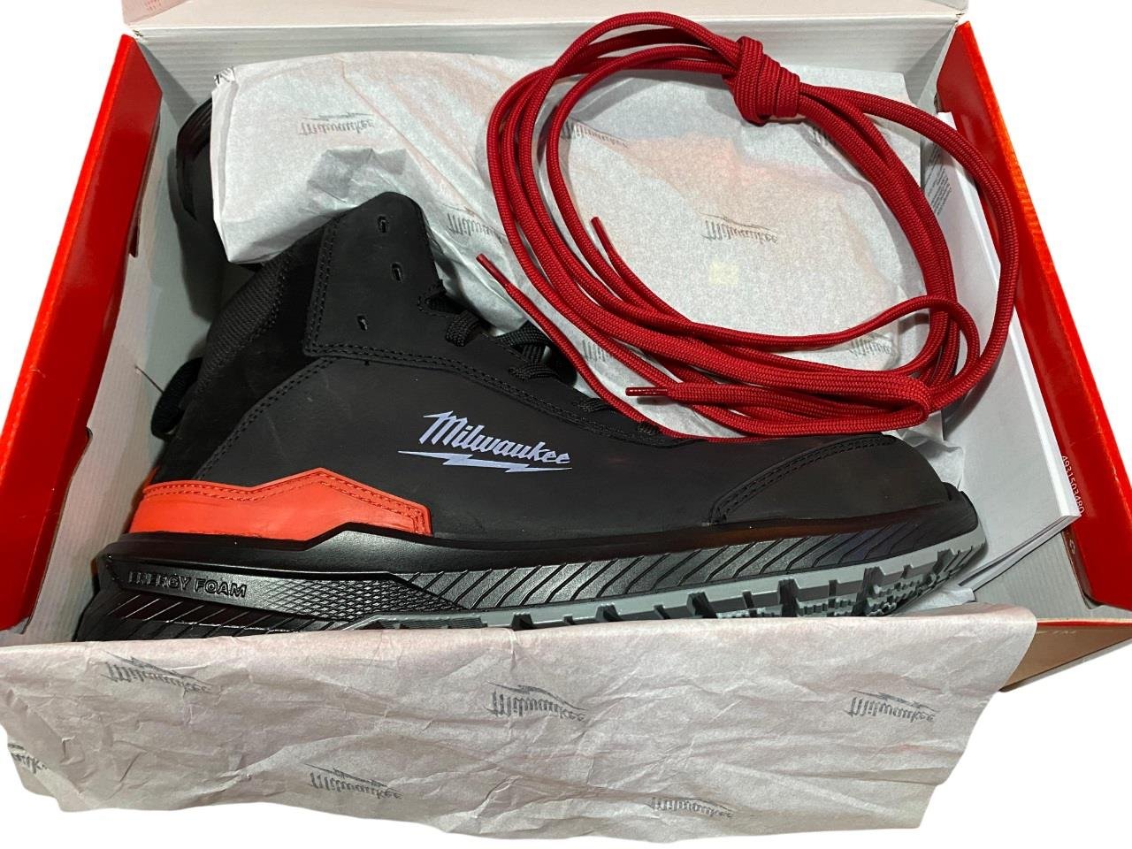 Milwaukee Flextred Yüksek Bilek İş Ayakkabısı Nubuk Deri S3S NO:41 4932493732İş Ayakkabıları