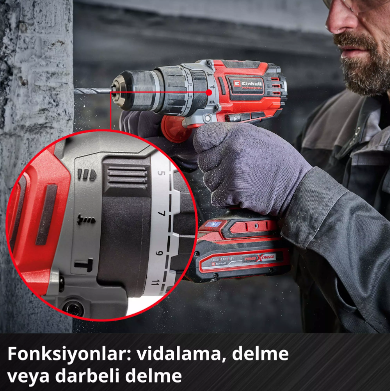 Einhell Tp-Cd 18/70 Lİ-İ BL Solo Darbeli Vidalama 4514315Alçıpan Vidalamalar
