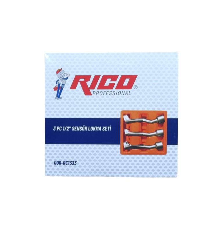 Rico RC1333 Sensör Lokma Seti 3 Parça 1/2''Lokma Setleri