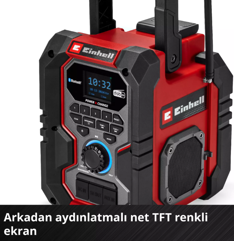 Einhell Te-Cr 18 Lİ Dab+FM/BT Solo Radyo 3407995Diğer