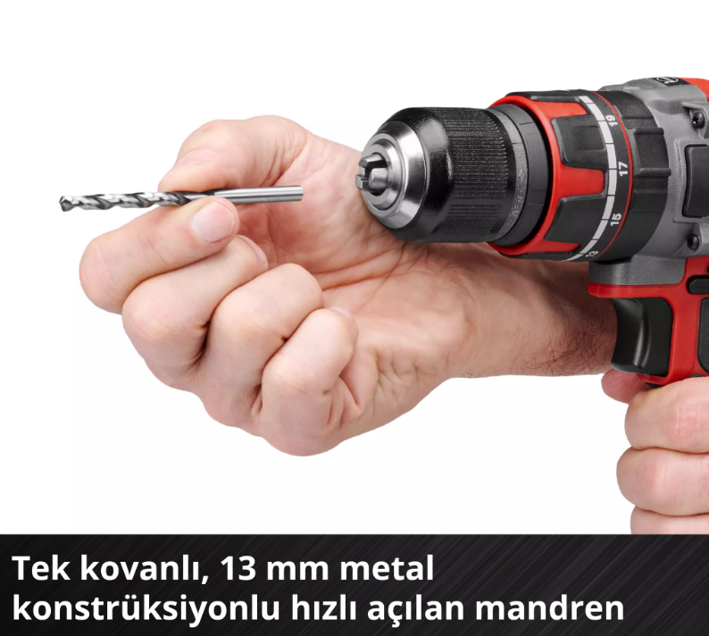 Einhell TP-CD 18/60 Lİ-İ BL Kit 1*2.0AH Akülü Darbeli Vidalama 4514211Alçıpan Vidalamalar
