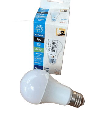 K2 Led Ampul Sensörlü 7W Beyaz KES093Led Ampuller