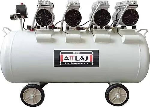 Attlas Panolu Sessiz Monofaze Hava Kompresörü 4 HP 200 LT SC20200Monofaze