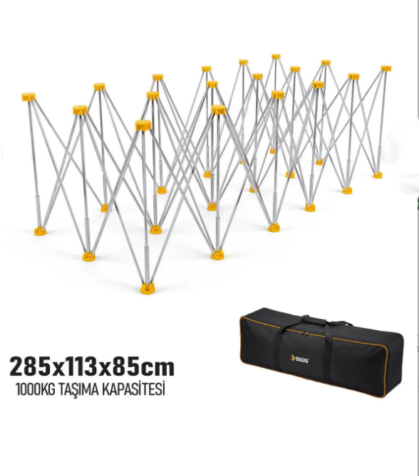 Sgs Katlanır Çalışma Tezgahı 285*113*85 Cm SGS923Çalışma Tezgahları
