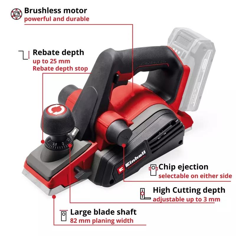 Einhell TP-PL 18/3 Lİ BL-Solo Planya Makinesi 4345405Planya Makinaları
