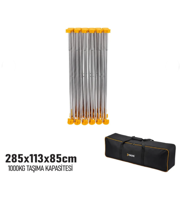 Sgs Katlanır Çalışma Tezgahı 285*113*85 Cm SGS923Çalışma Tezgahları
