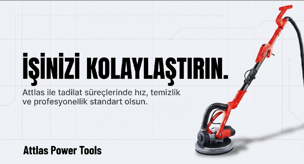 Attlas Ats750P Duvar Zımpara Makinası A0105037Duvar Zımparaları