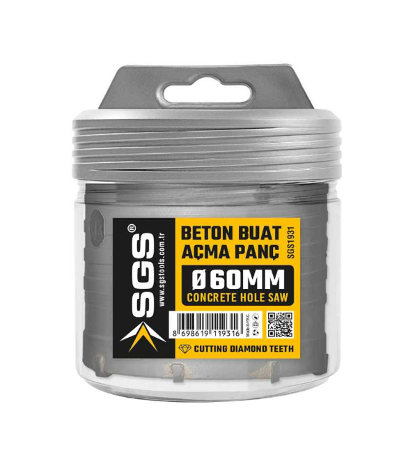 Sgs Beton Buat Açma Panç 60 mm SGS1931Pançlar