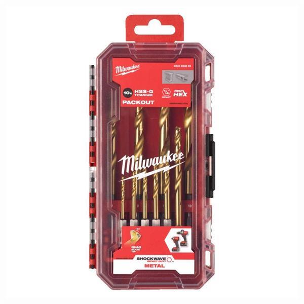 Milwaukee Packout Delme Vidalama Seti 98 Parça 4932499760Vidalama Uçları