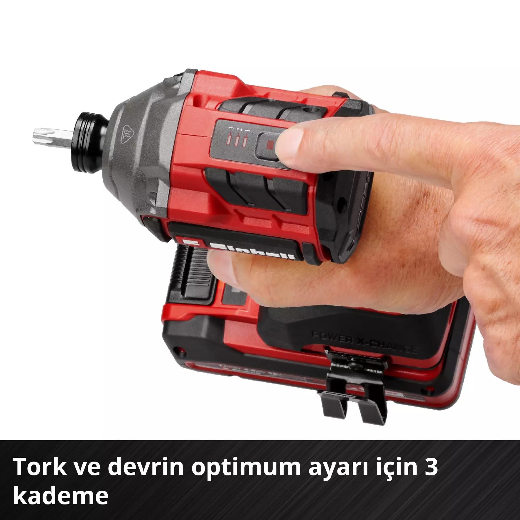 Einhell TP-CI 18/250-C Lİ BL Solo Kompakt Darbeli Somun Sıkma 4510095Akülü Somun Sıkma Makinaları