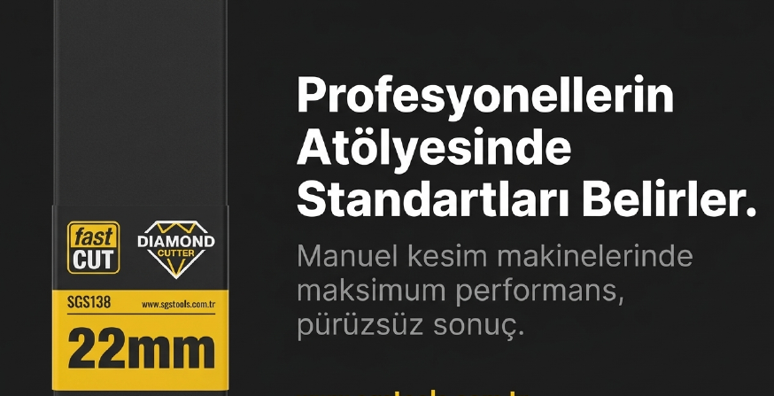 Sgs Seramik Ve Granit Rulmanlı Kesme Elması 22 mm SGS138Gravür ve Taşlama Setleri