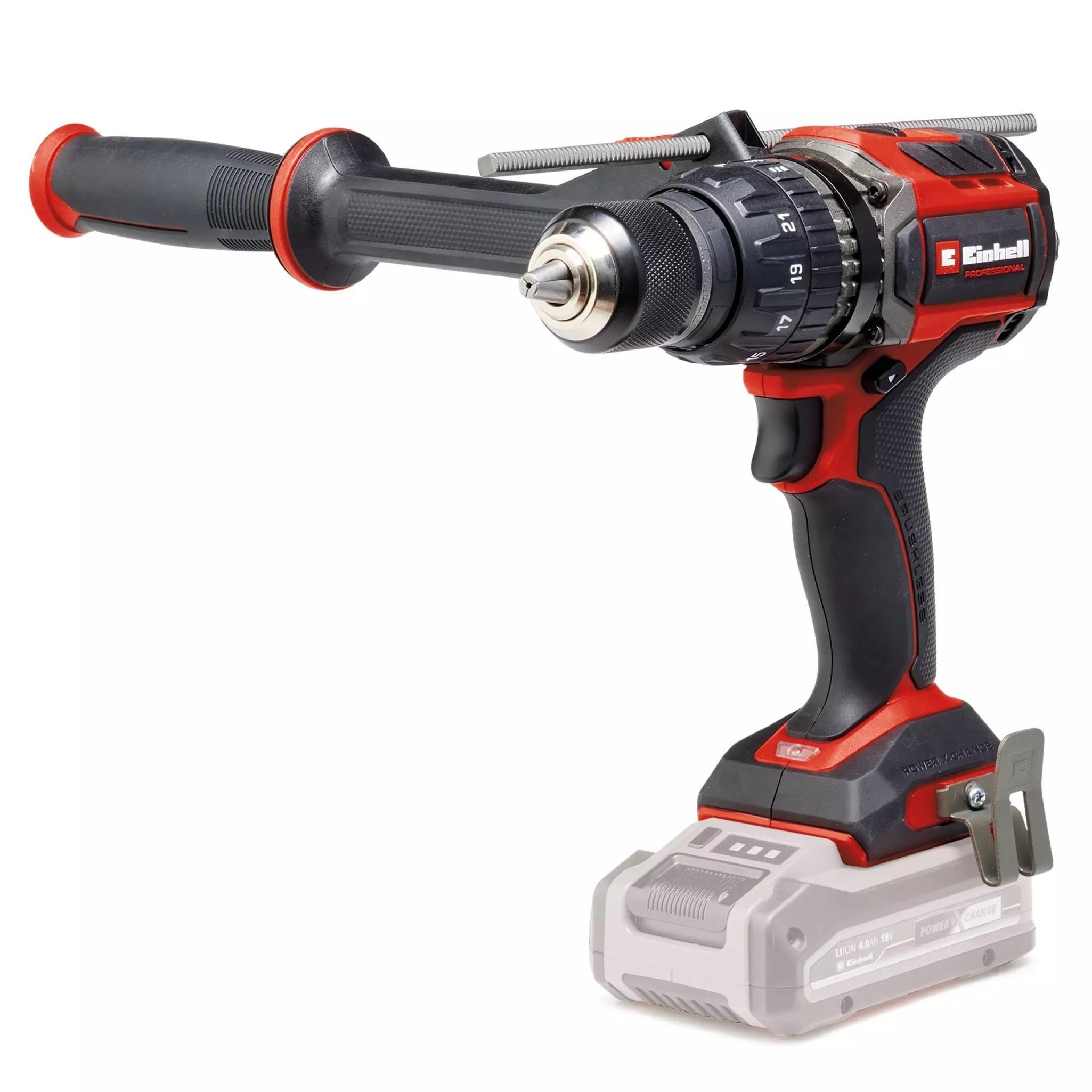Einhell 18V Professional  Darbeli Matkap, Taşlama & Tam Aksesuar Seti + Çanta 2x4,0ah Akü + Şarj CihazıAkülü Darbeli Matkaplar
