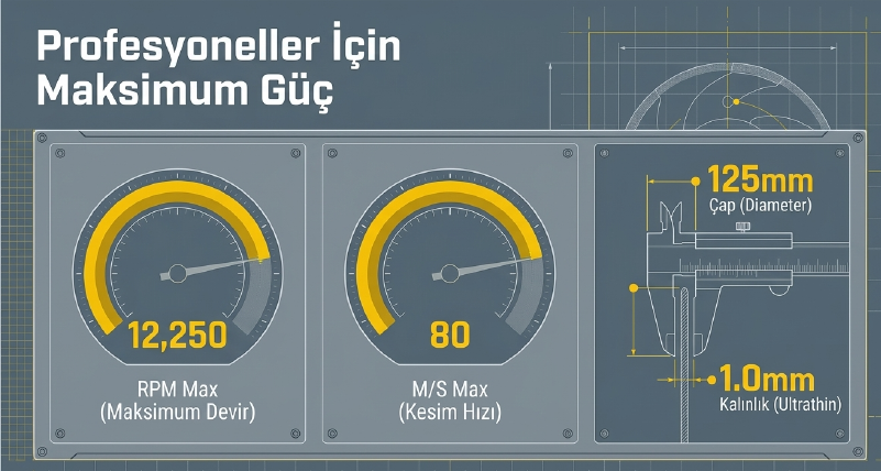 Sgs Cam-Dekton-Seramik-Porselen-Mermer Kesici 115 mm SGS2241Kesiciler
