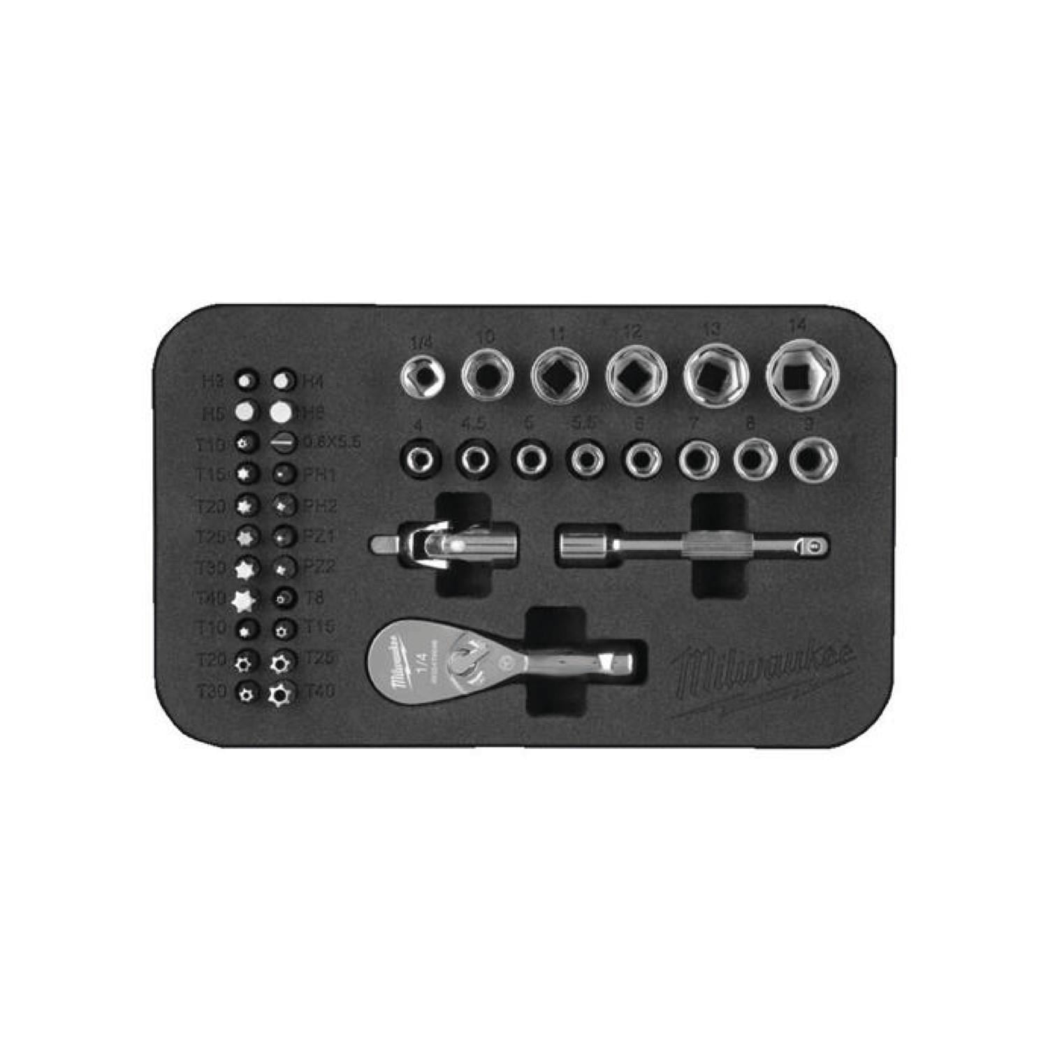 Milwaukee 1/4 Lokma Seti 39 Parça 4932492672Lokma Setleri