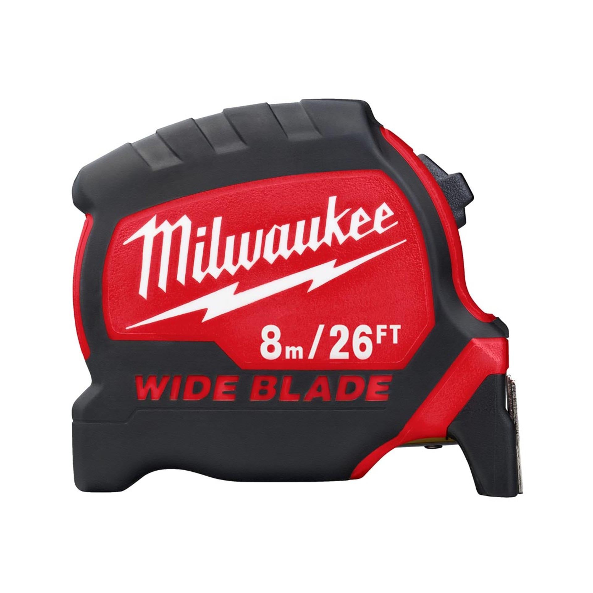 Milwaukee Premium Geniş Bıçak Şerit Metre 8M /26FT 4932471818Şerit Metreler