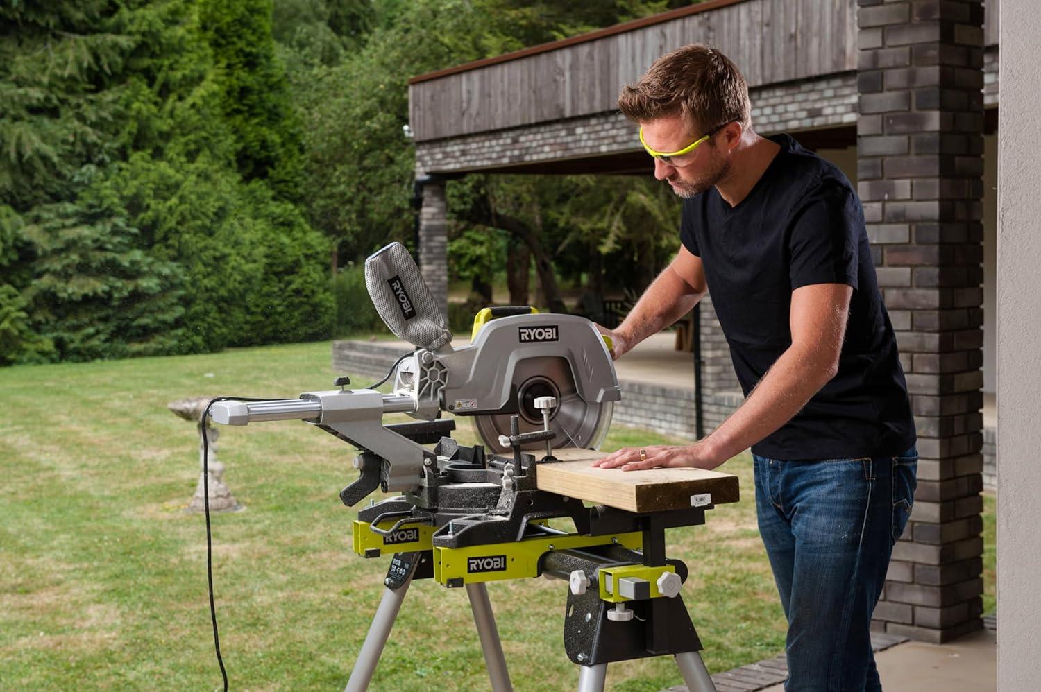 Ryobı Kızaklı Lazerli Zıvanalı Gönye Kesme 305 Mm EMS305RG 5133002861Gönye Kesme