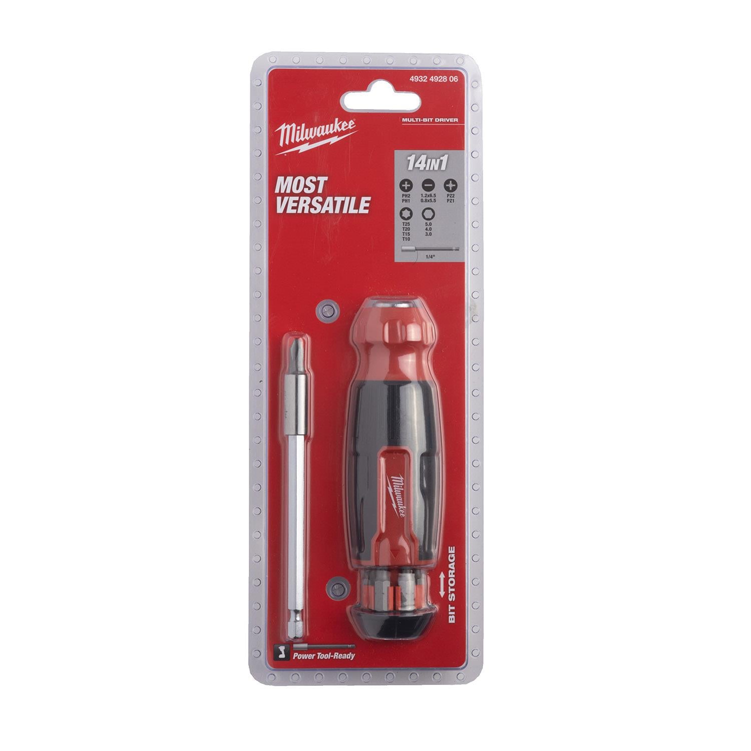 Milwaukee Multi Uç Tornavida 14 Uç 4932492806Tornavidalar