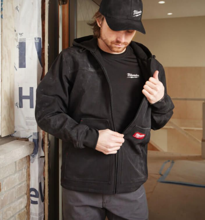 Milwaukee Freeflex Kapüşonlu Ceket Siyah M Beden 4932498272Şantiye İş Güvenliği