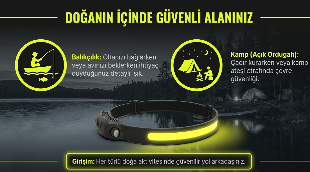 Gold Orıon Kafa Lambası Sensörlü 689-1Kafa Fenerleri