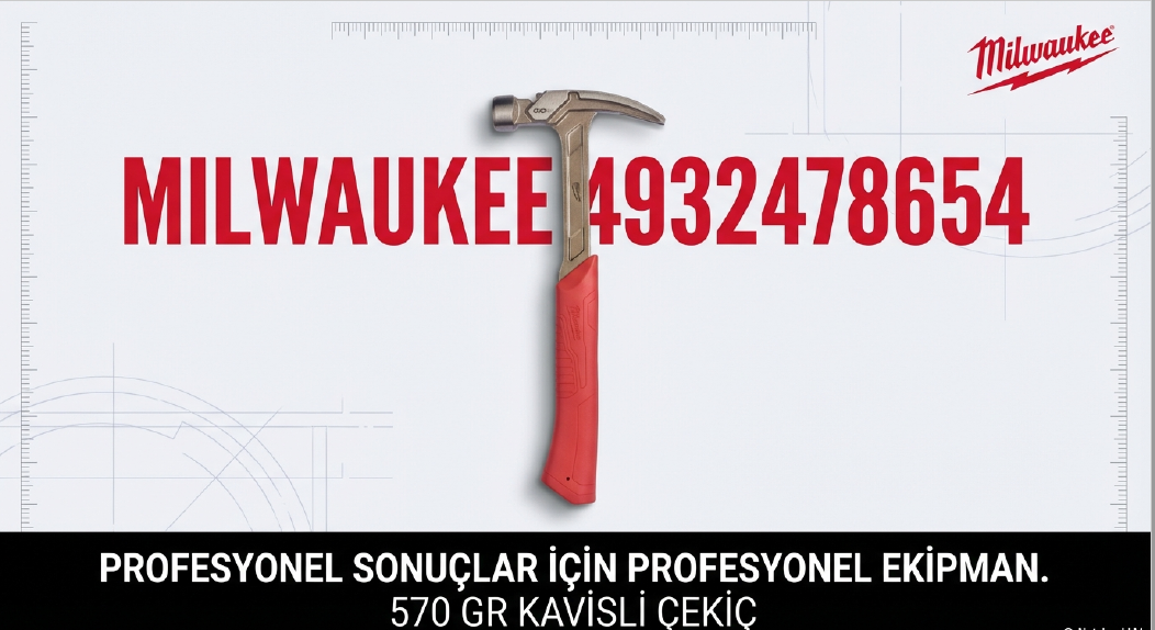 Milwaukee Kavisli Çekiç 570 GR 4932478654Çekiçler