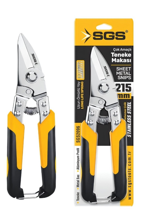 Sgs Çok Amaçlı Teneke Makası 215 mm SGS2096Makaslar