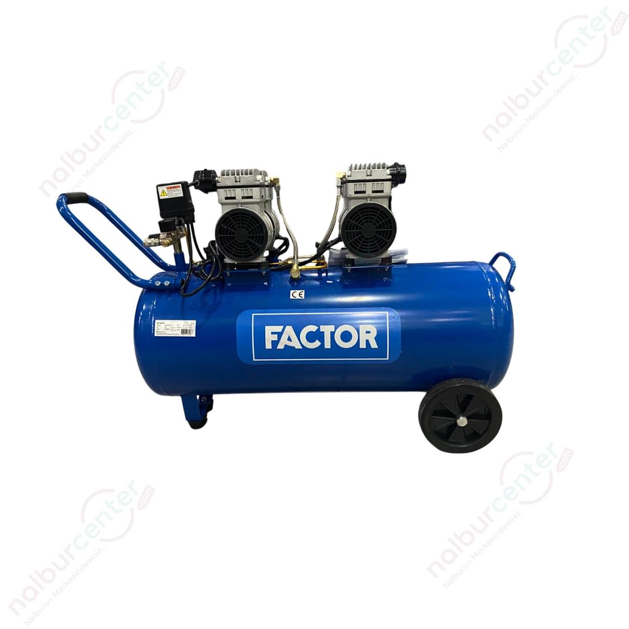 Factor EWS100B-S2 Hava Komprasörü 100 LT SessizKompresörler