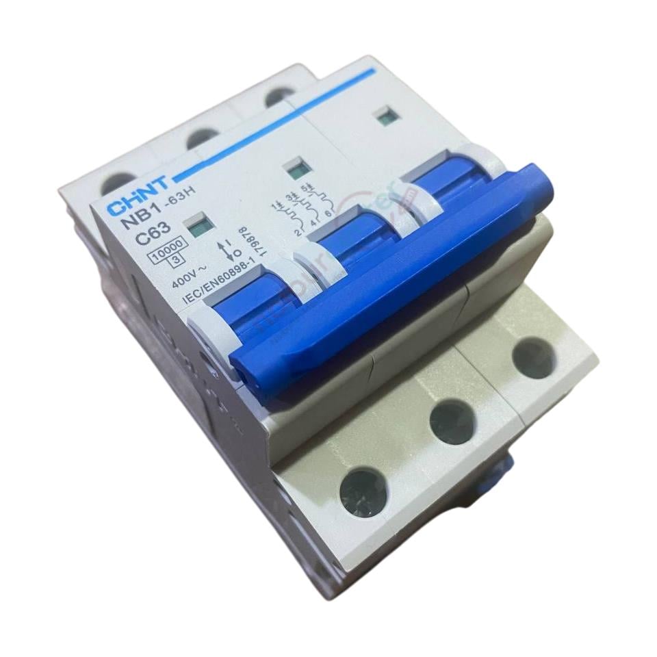 Chint NB1-63H 3X63A C Tipi  Otomatik Sigorta 10kA 179878Sigortalar