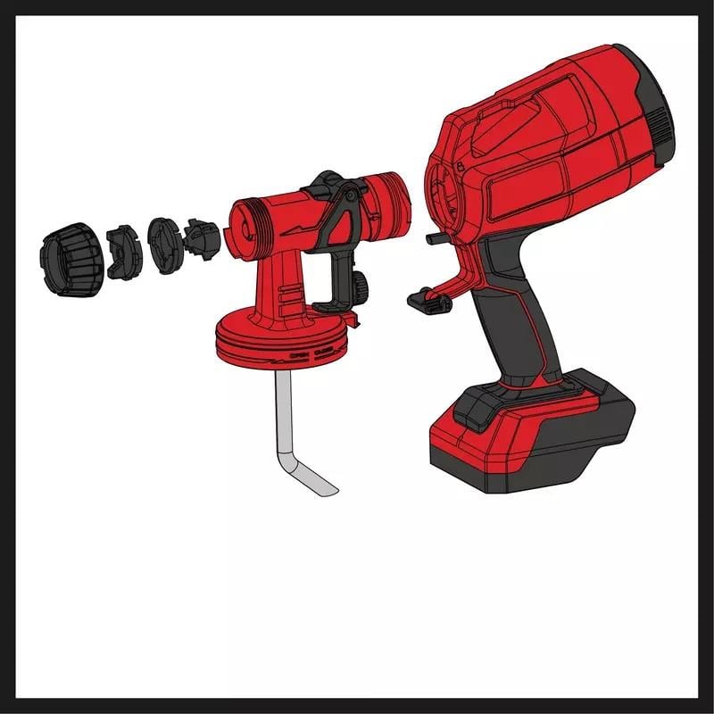 Einhell TC-SY 18/60 Lİ Solo Sprey Boya Tabancası 4260025Boya Tabancaları