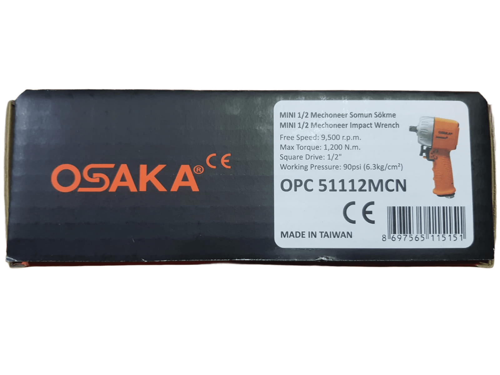 Osaka Havalı Somun Sökme Mini 1/2 Opc51112McnSomun Sıkma