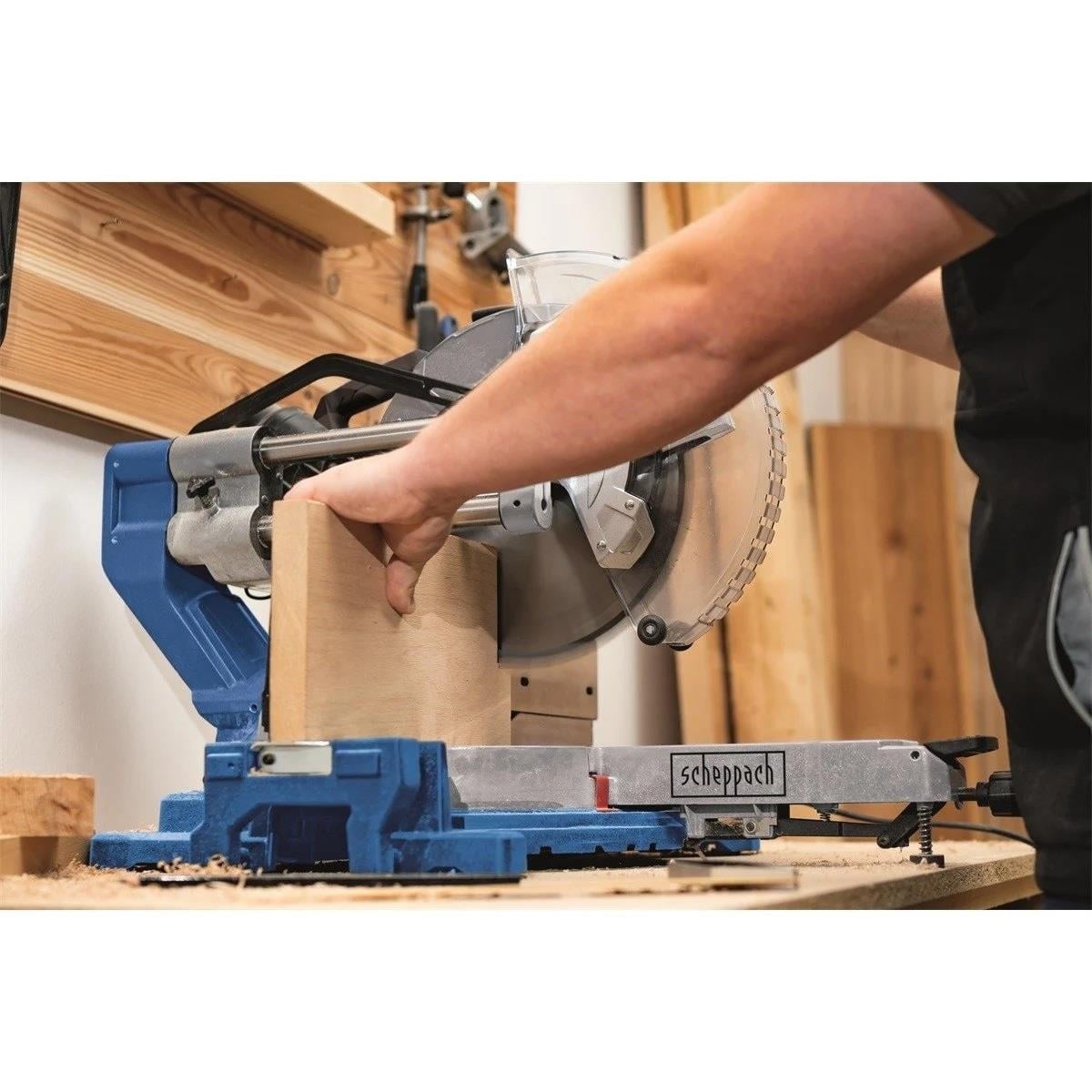 SCHEPPACH HM 305SL Kızaklı Gönye Kesme Makinası 2000W 5901223901Gönye Kesme