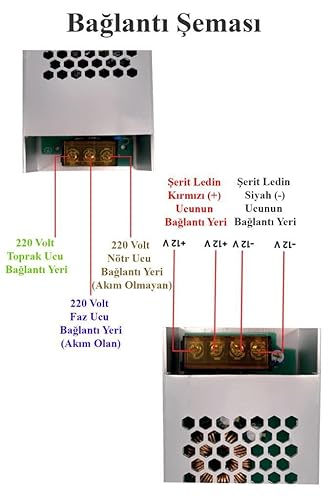 Cata Şerit Led Trafosu 21A 252W CT-2677Led Trafolar