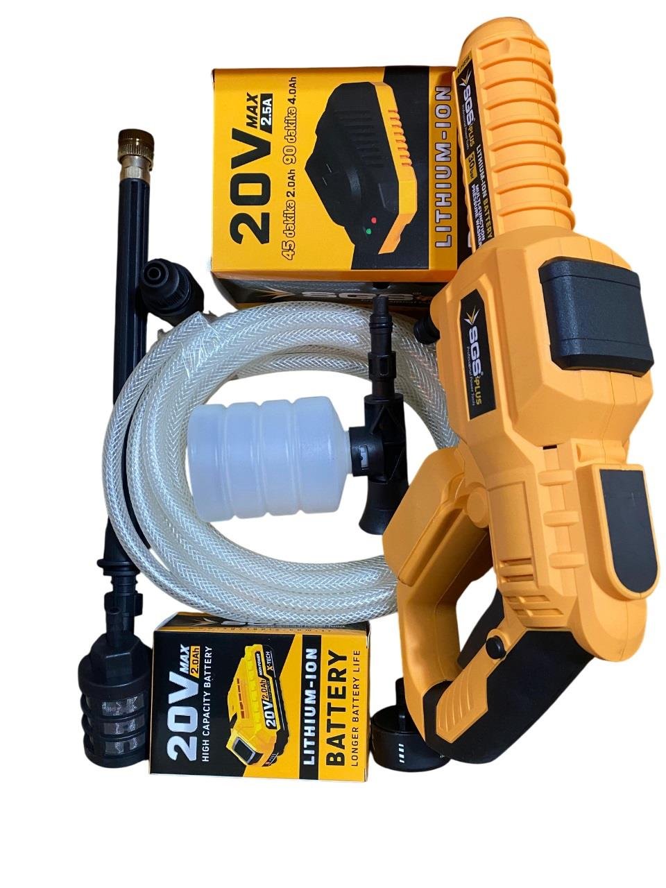 Sgs SGS5410 Basınçlı Yıkama Makinası 30 Bar 20V Akülü Oto Yıkama Makinaları