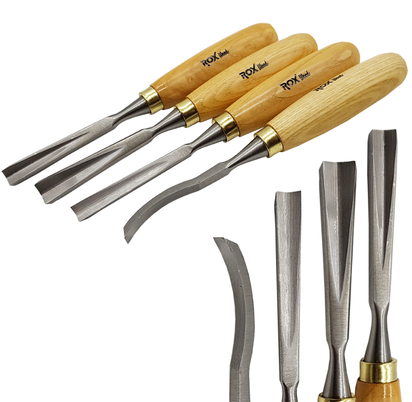 Rox Wood Ahşap Oyma Seti 4 Parça 15399076Eğe ve Eğe Seti
