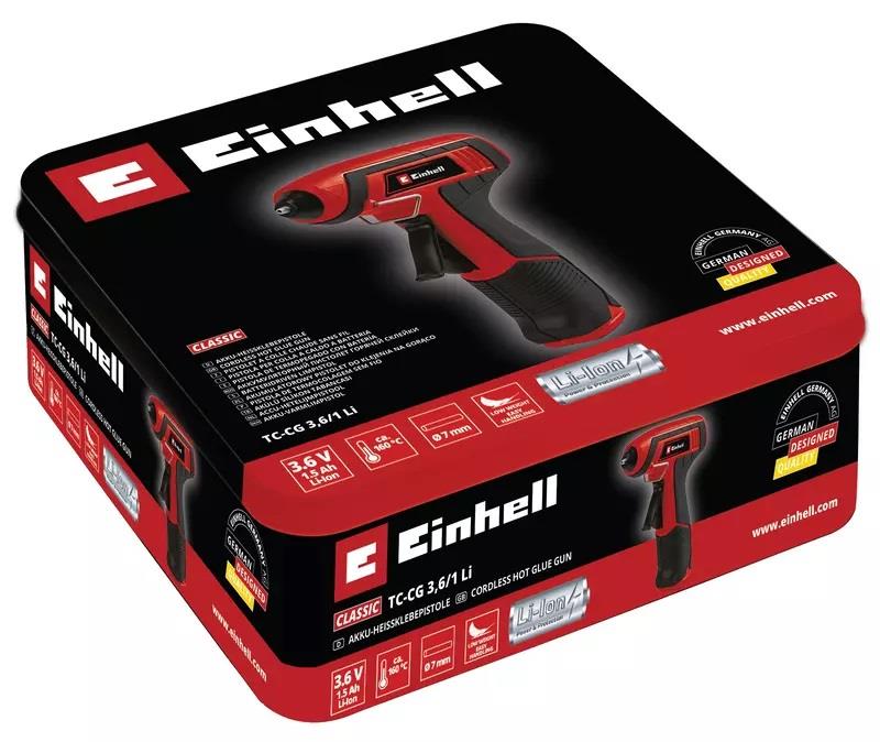 Einhell TC-CG 3,6/1 Lİ Akülü Silikon Mum Tabancası 4522190Silikon Tabancaları