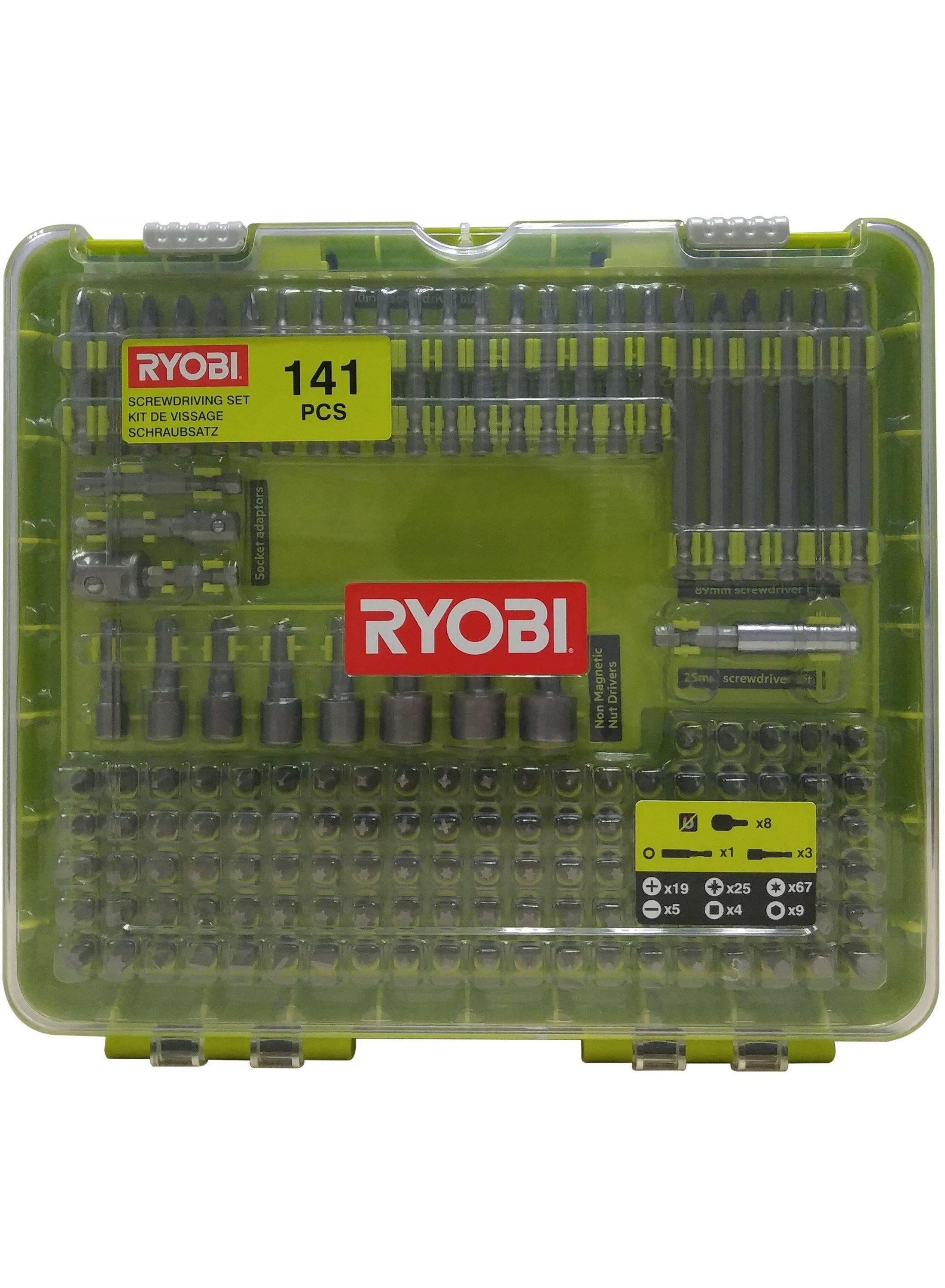 Ryobi RAKD141 Vidalama Ve Lokma Seti 141 Parça 5132004667	Vidalama Uçları