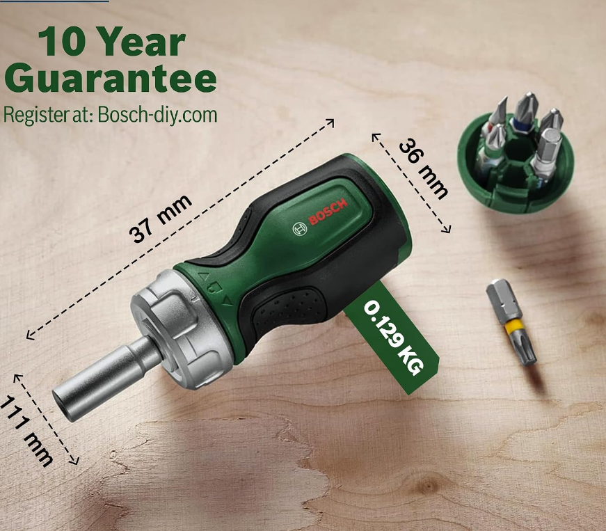Bosch Cırcırlı Tornavida 6 Uçlu 1600A032UYTornavidalar