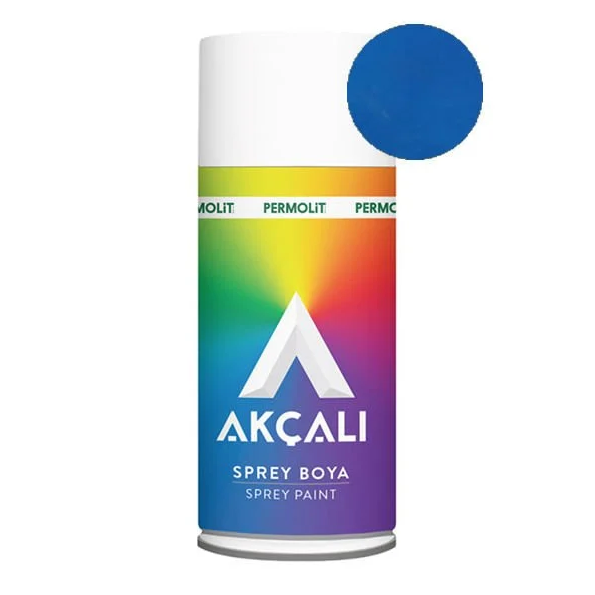 Akçalı Sprey Boya 400 ML Floresan Boncuk Mavi 524Sprey Boyalar