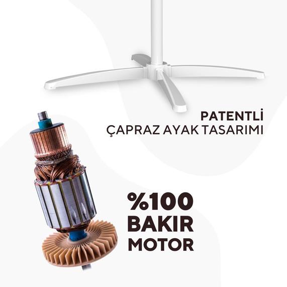 Kumtel KTF-290 ayaklı vantilatör 16'' Vantilatörler