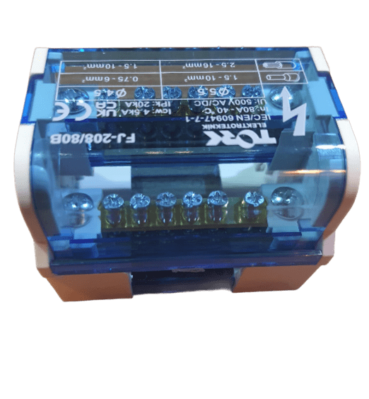 Tork 8 Delik 2 Kutup Dağıtıcı Ünite 80A FJ-208/80BSigortalar