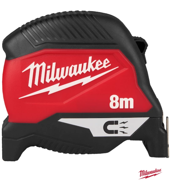 Milwaukee Şerit Metre Manyetik 8 MT 4932498770Şerit Metreler