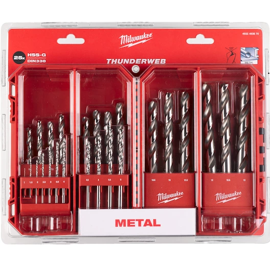 Milwaukee Metal Matkap Ucu Set 25 Parça (1-13) Thunderweb Seri 4932493870Matkap Uçları