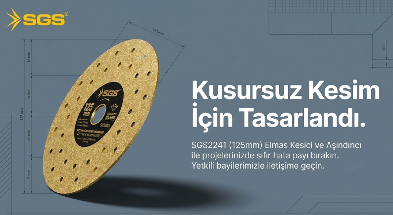 Sgs Cam-Dekton-Seramik-Porselen-Mermer Kesici 115 mm SGS2241Kesiciler