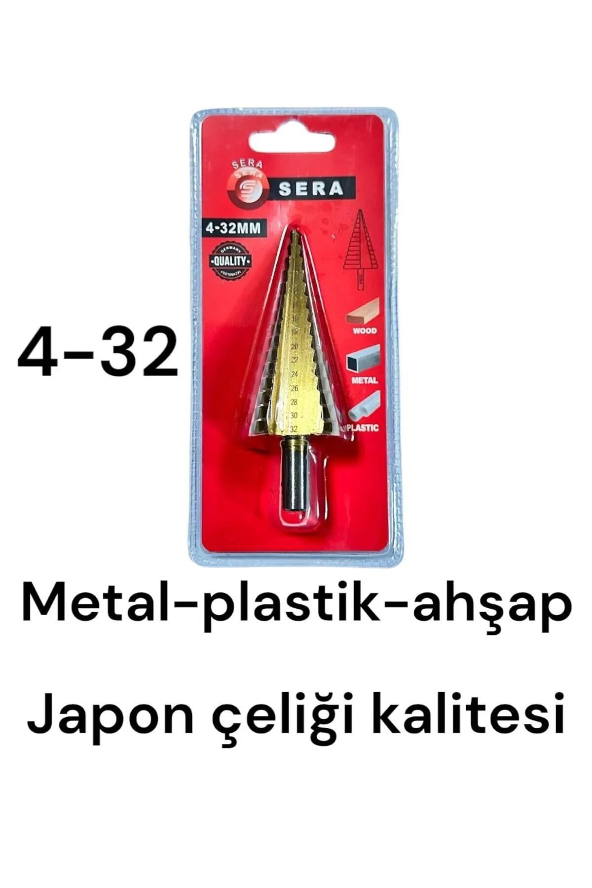 Sera Kademeli Panç Matkap Ucu 4-32 MMPançlar