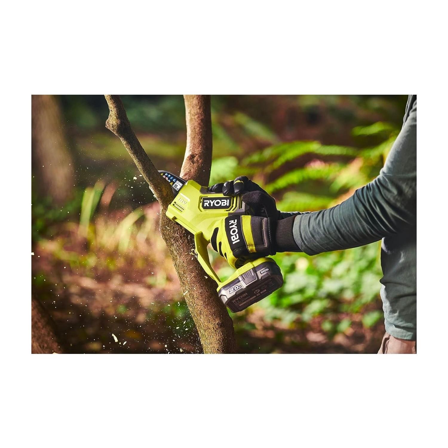 Ryobı One+Akülü Kömürsüz Budama Testeresi RY18PSX10A-120 5133005434Budama Testereleri