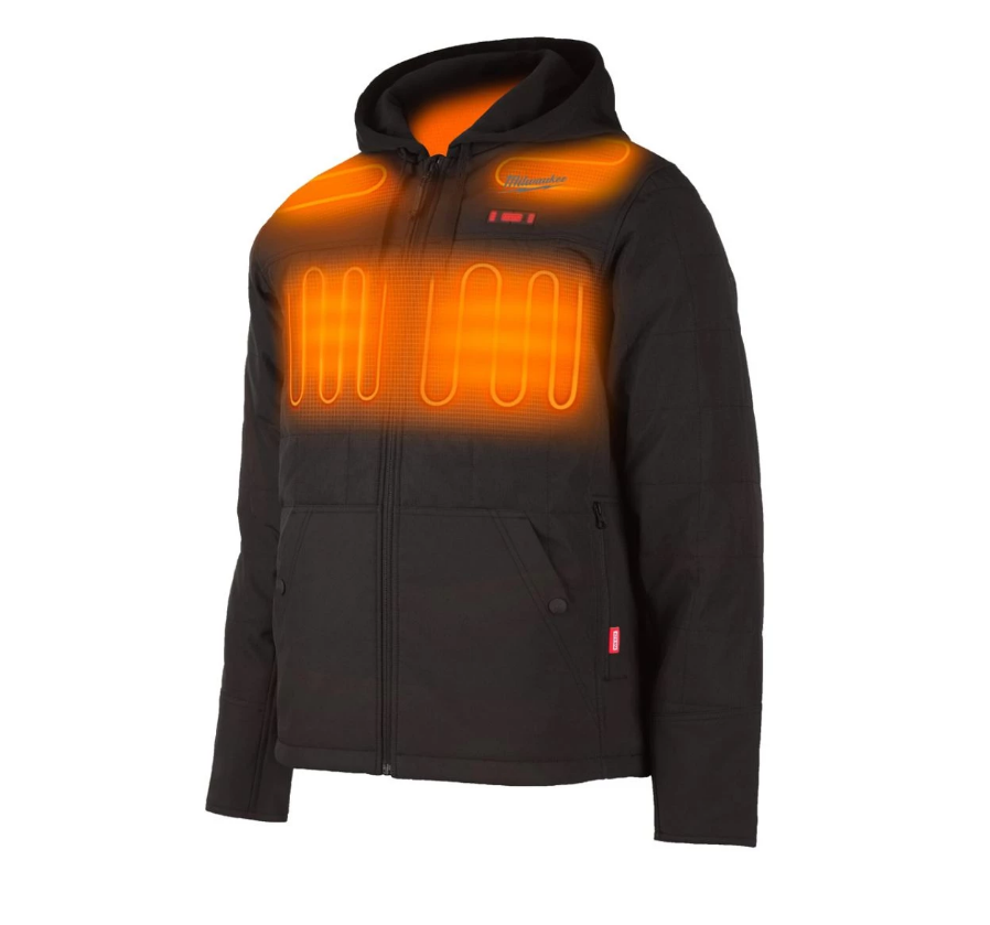 Milwaukee  M12 HPJbl2-0 L Isıtıcılı Puffer Mont Siyah 4932480073 Isıtıcılı Yelek