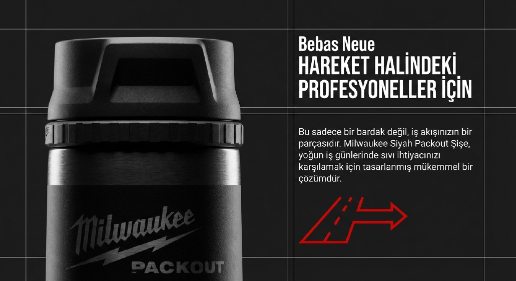 Milwaukee Packout Termos Bardak 355 ML Siyah 4932498978Termoslar